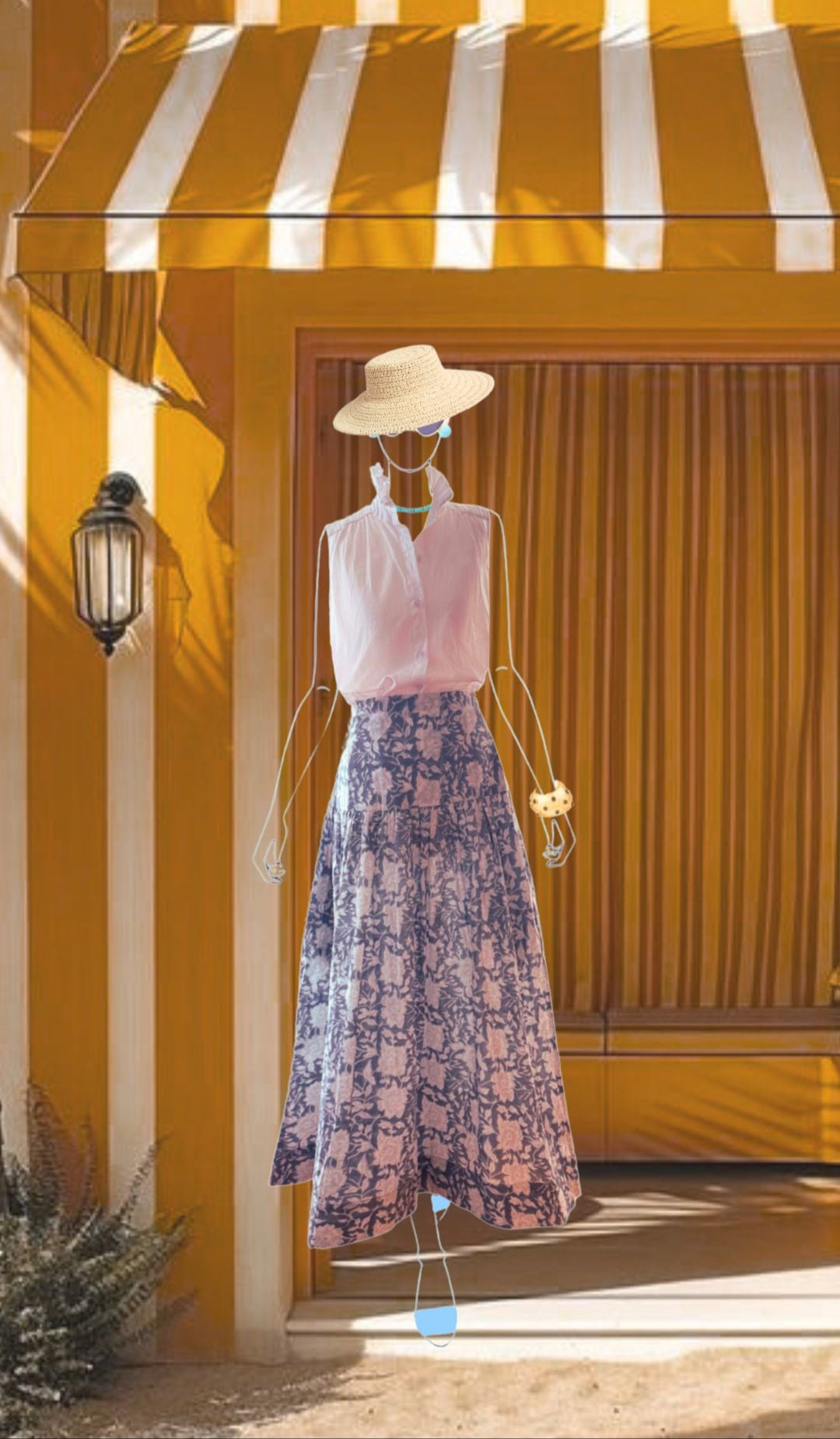 The Tessa Skirt - Blue