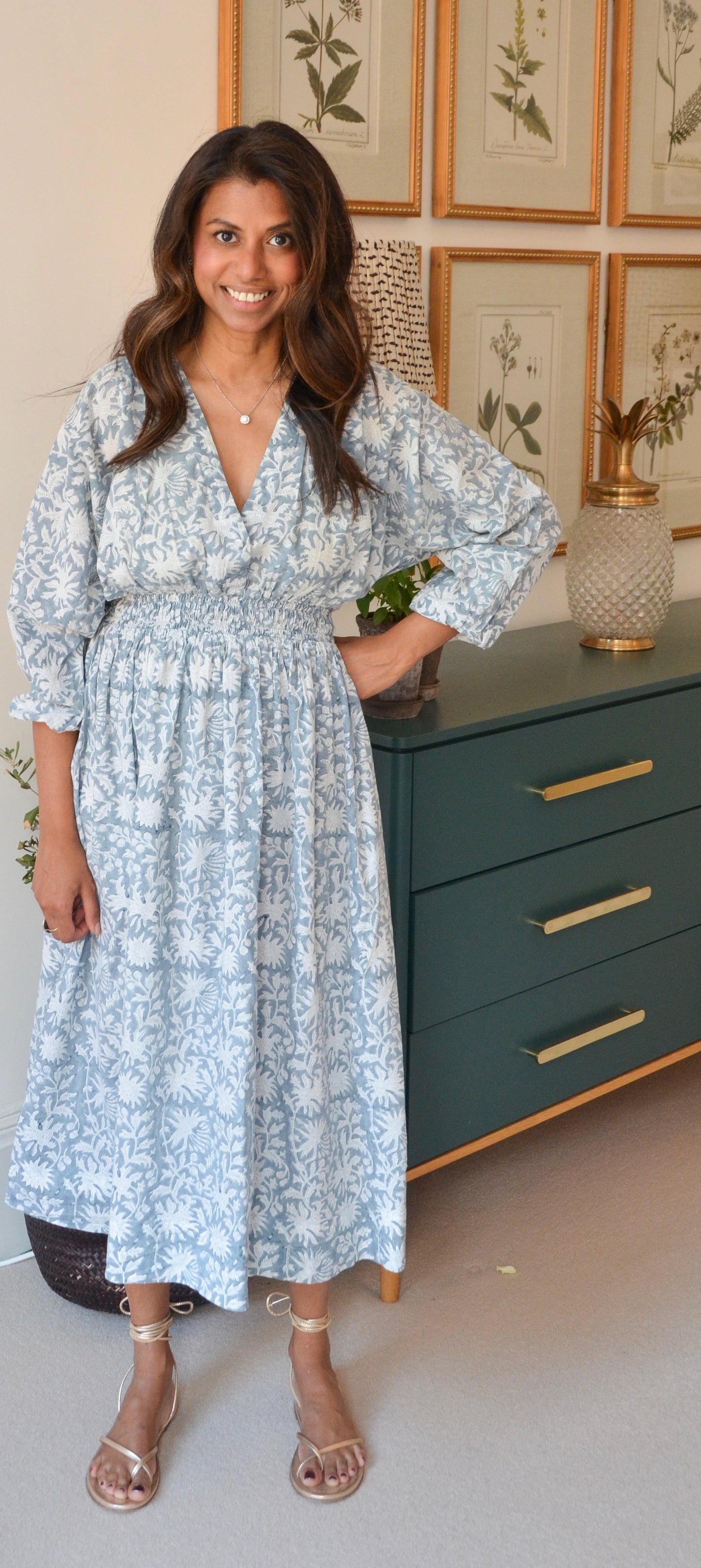 Brigitte Dress Blue