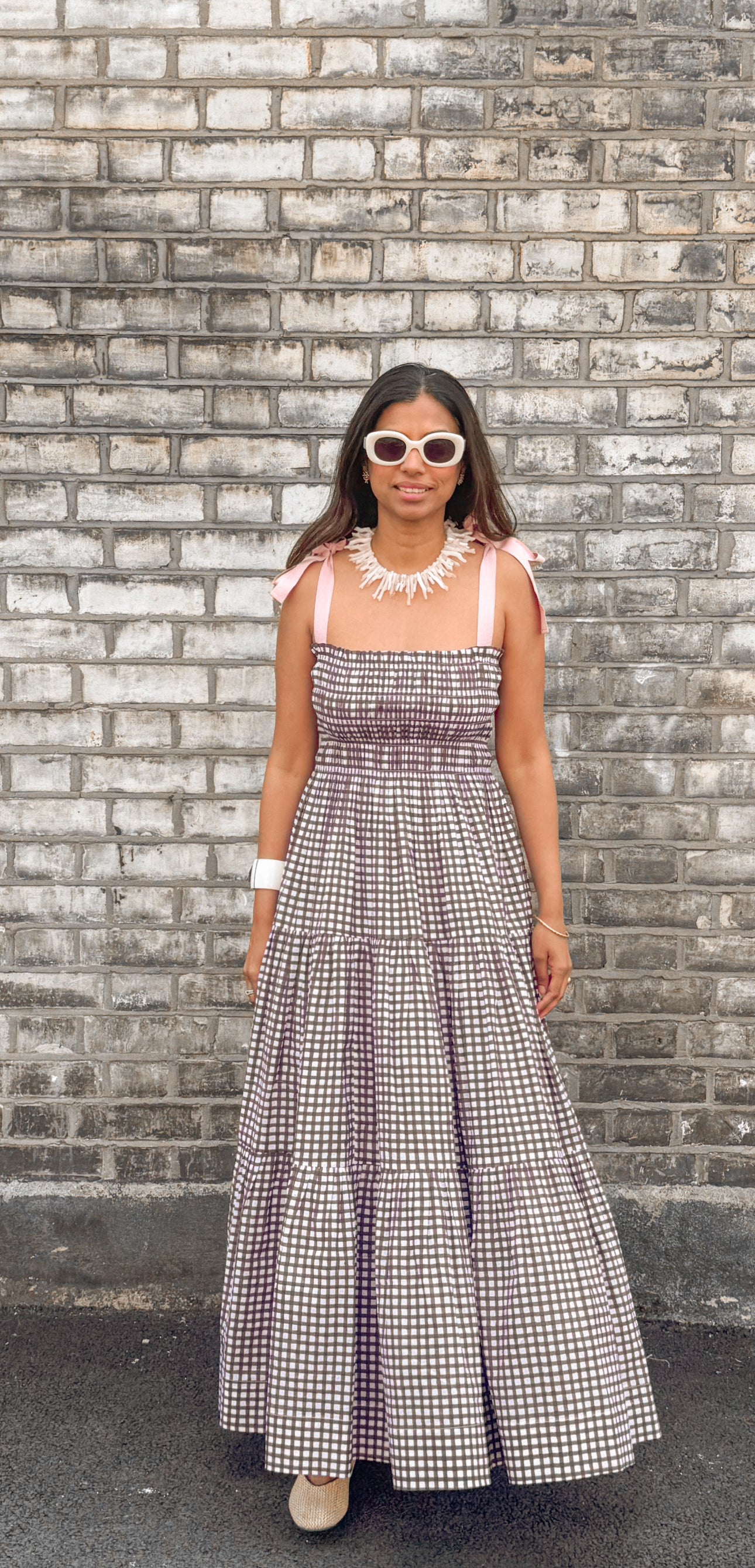 Lilly Dress -Chocolate Checks