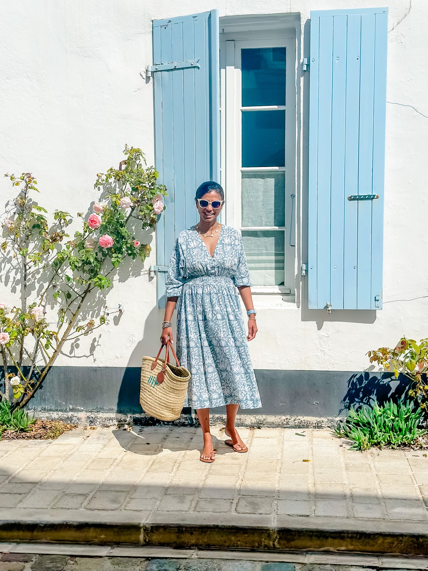 Brigitte Dress Blue