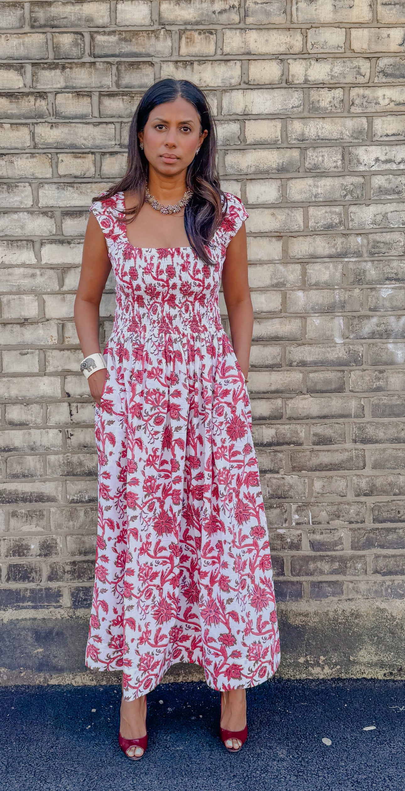 The Tilly Dress - Red