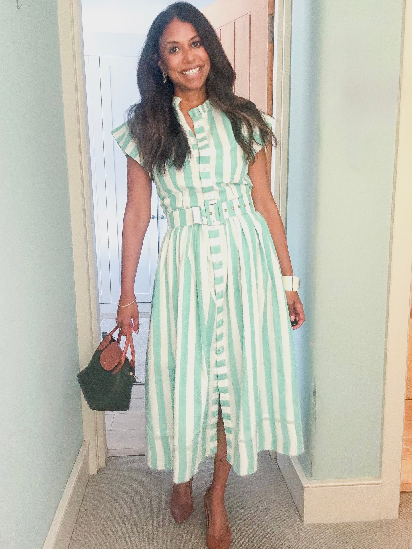 The Isobel Dress -Mint