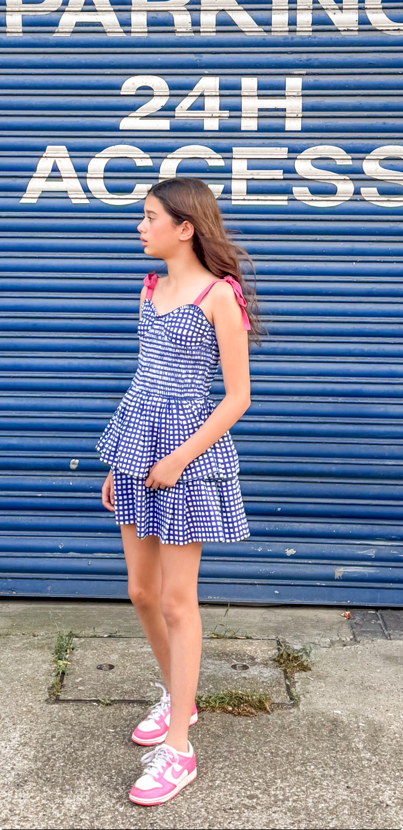 The Teen Winnie Dress - Navy