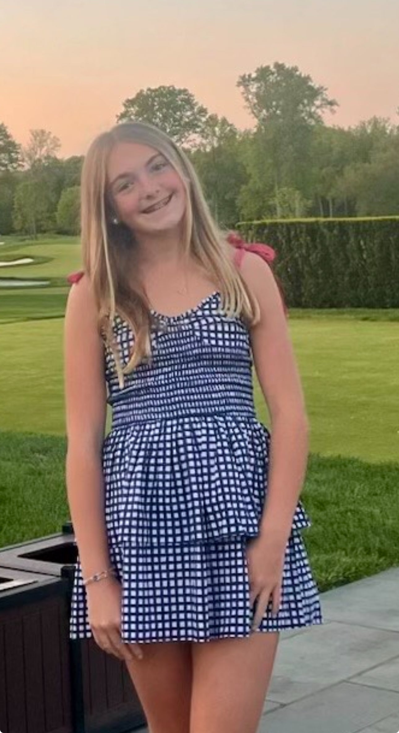The Teen Winnie Dress - Navy