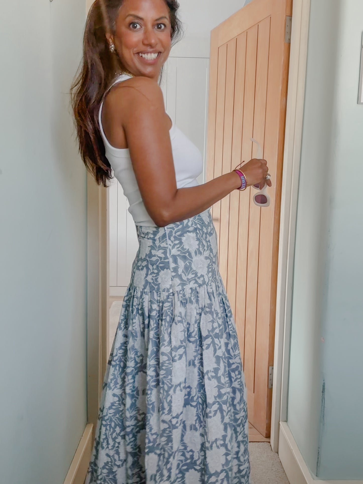 The Tessa Skirt - Blue