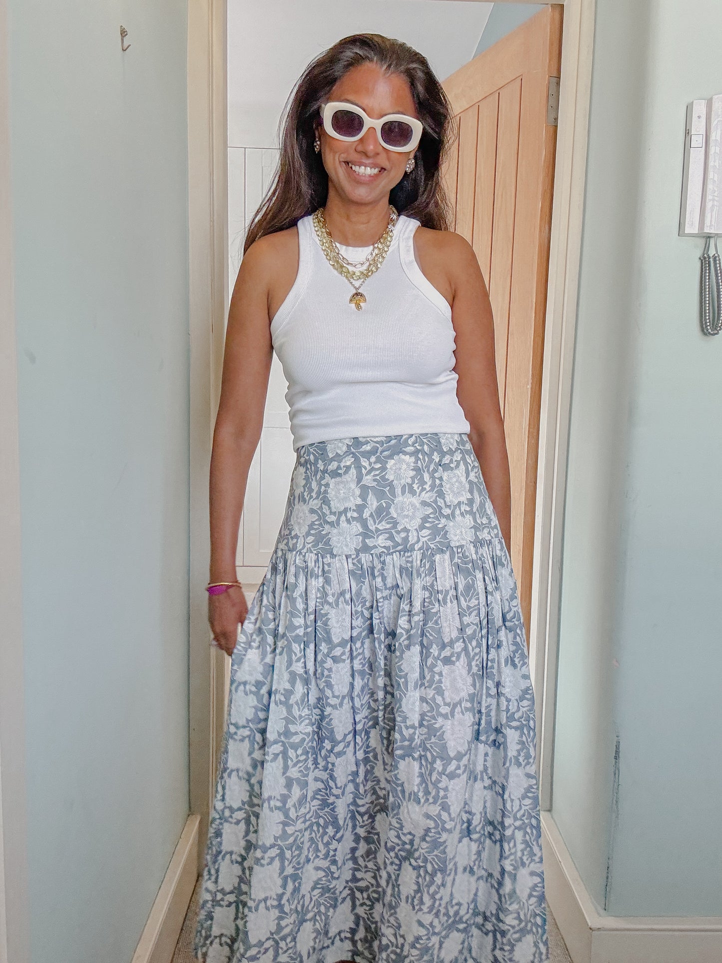 The Tessa Skirt - Blue