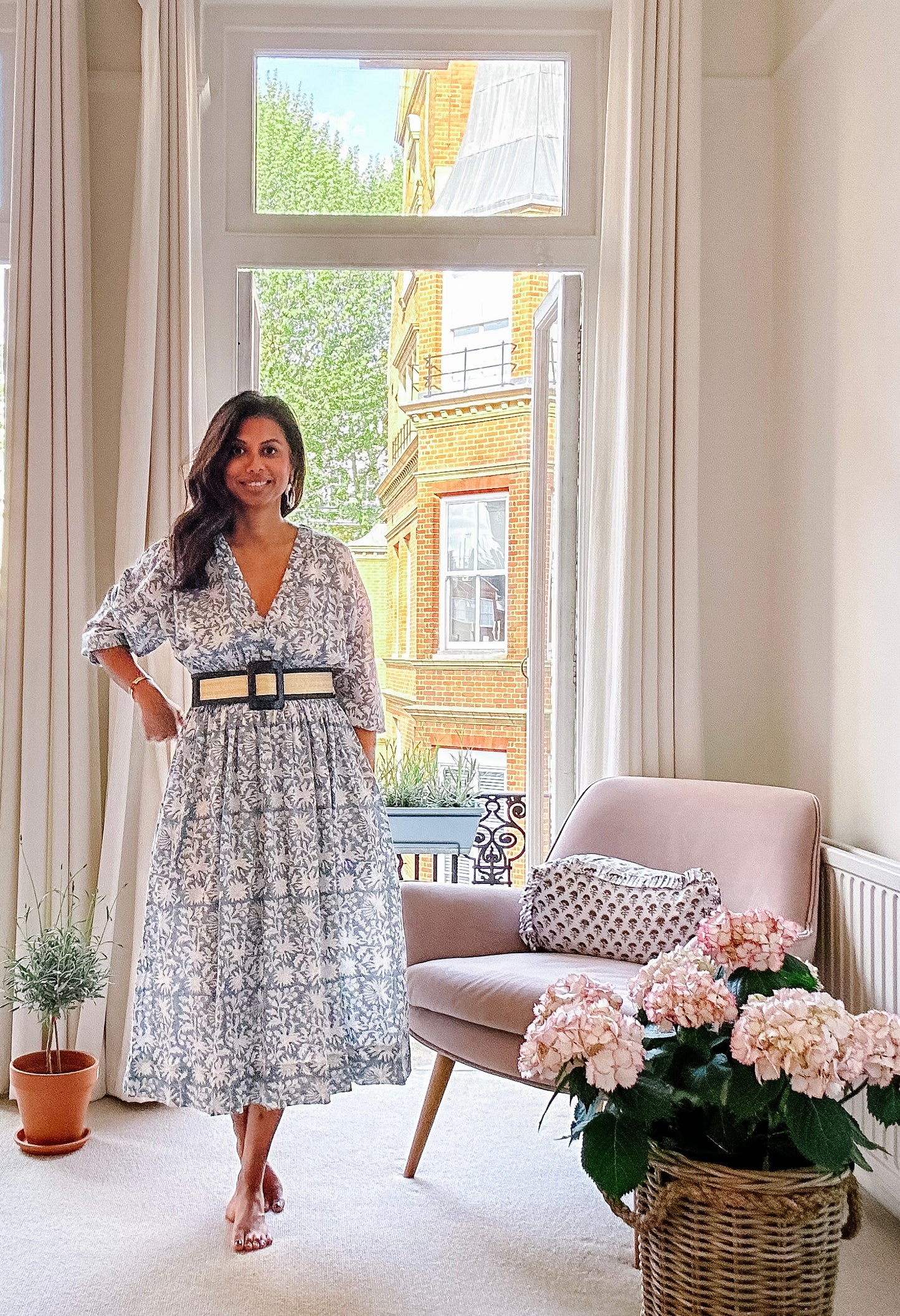 Brigitte Dress Blue