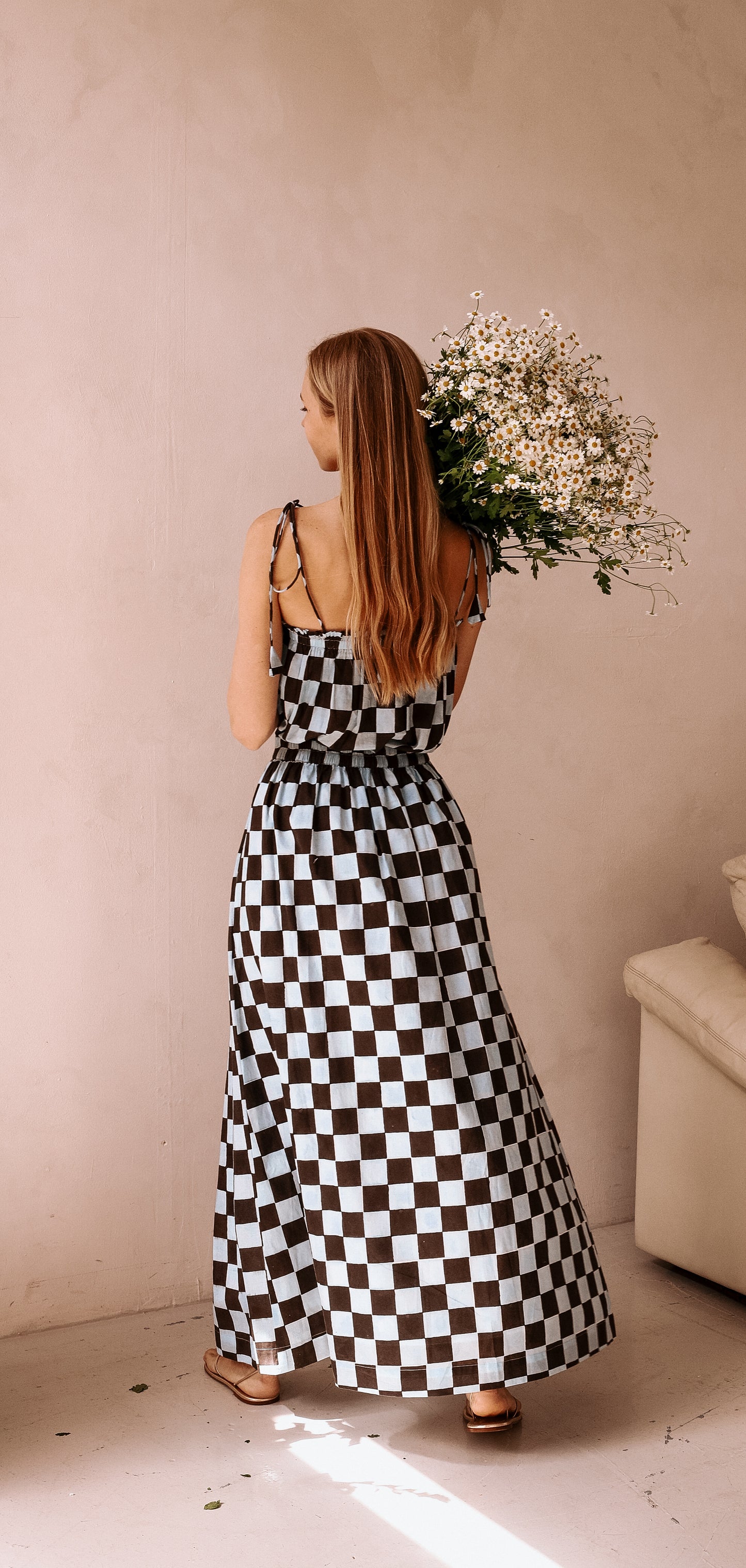 Elle Brown / blue Skirt