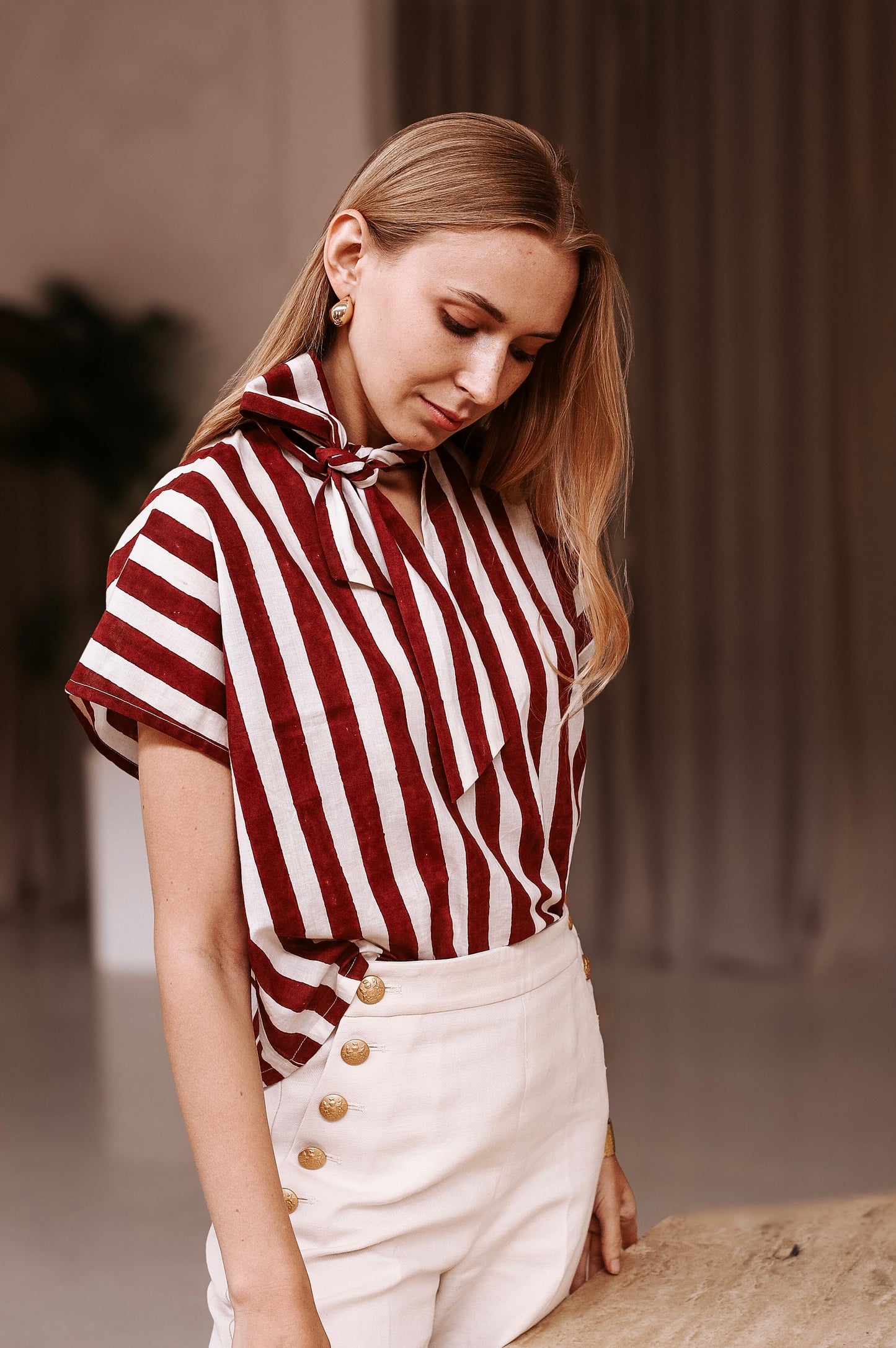 Mia Shirt in Stripes