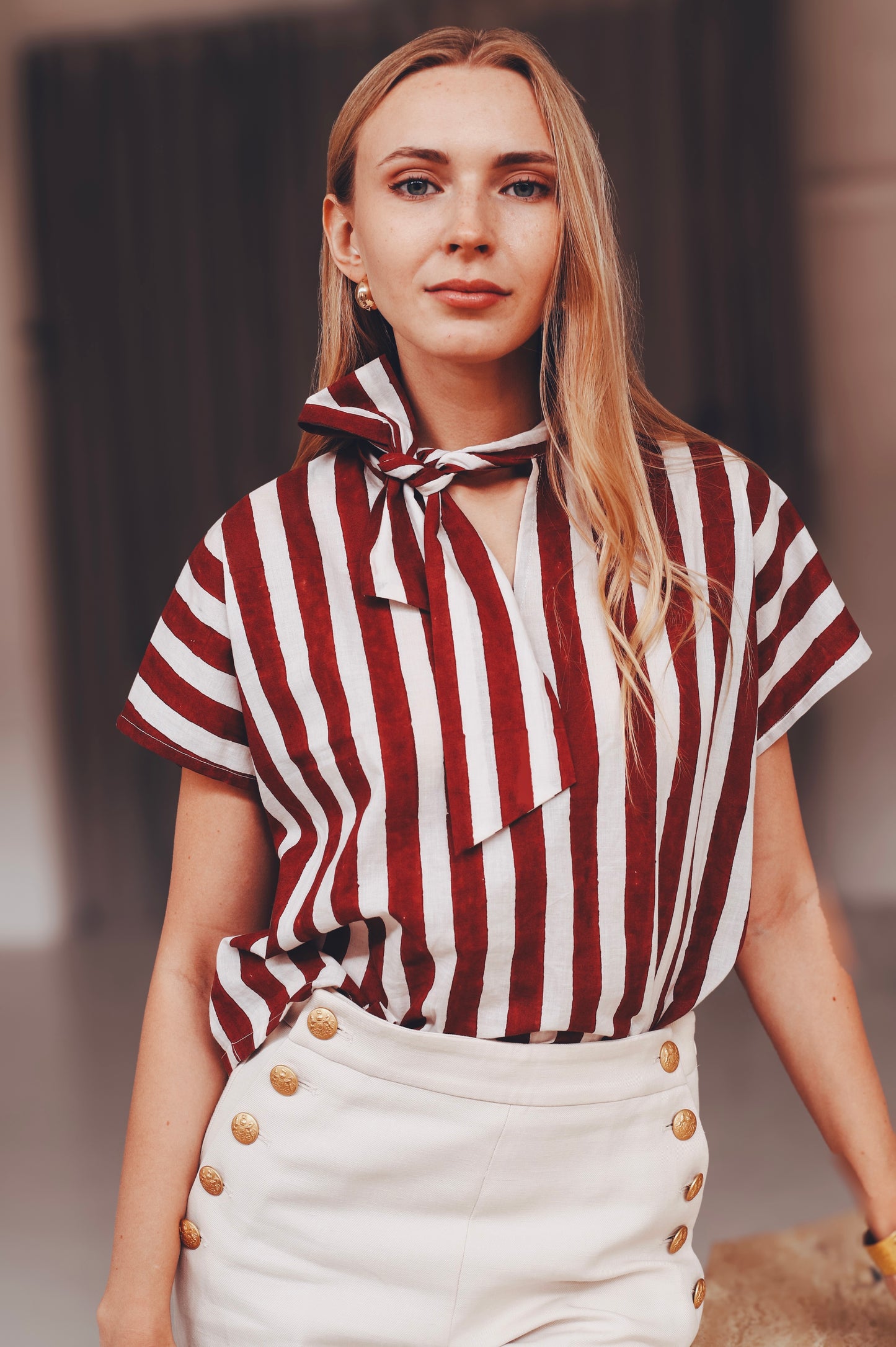 Mia Shirt in Stripes