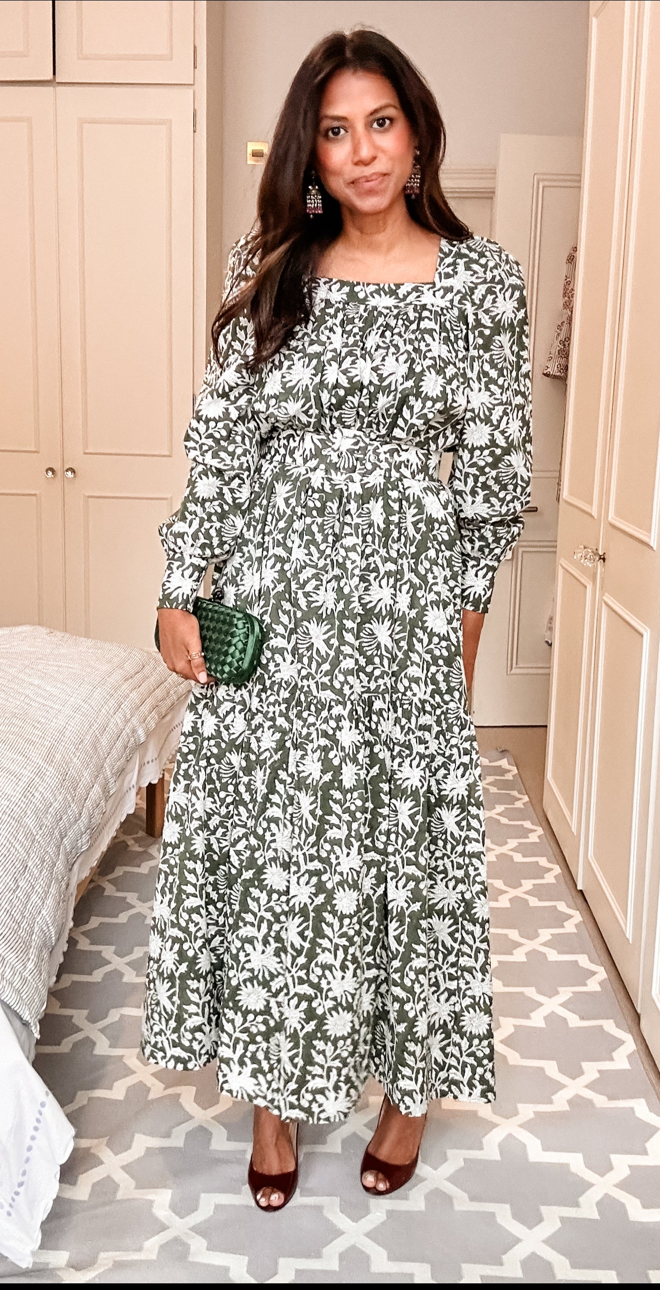 Beatrice Dress - Pine