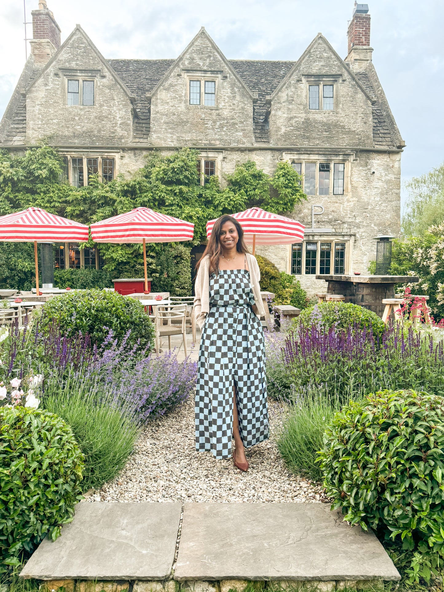 Elle Brown / blue Skirt