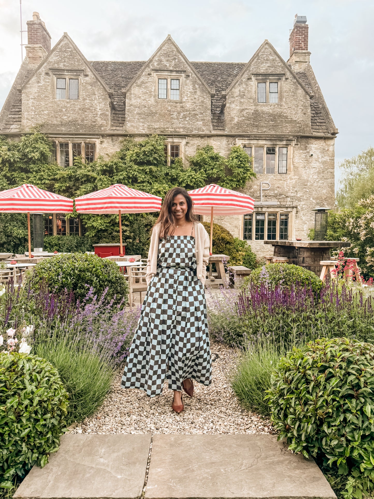 Elle Brown / blue Skirt