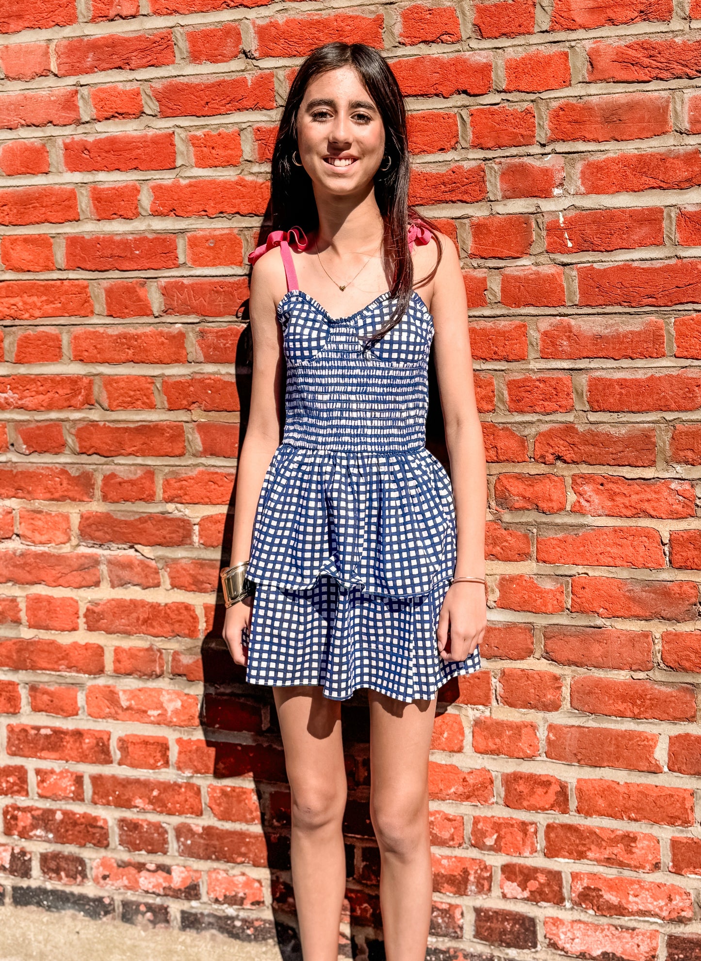 The Teen Winnie Dress - Navy