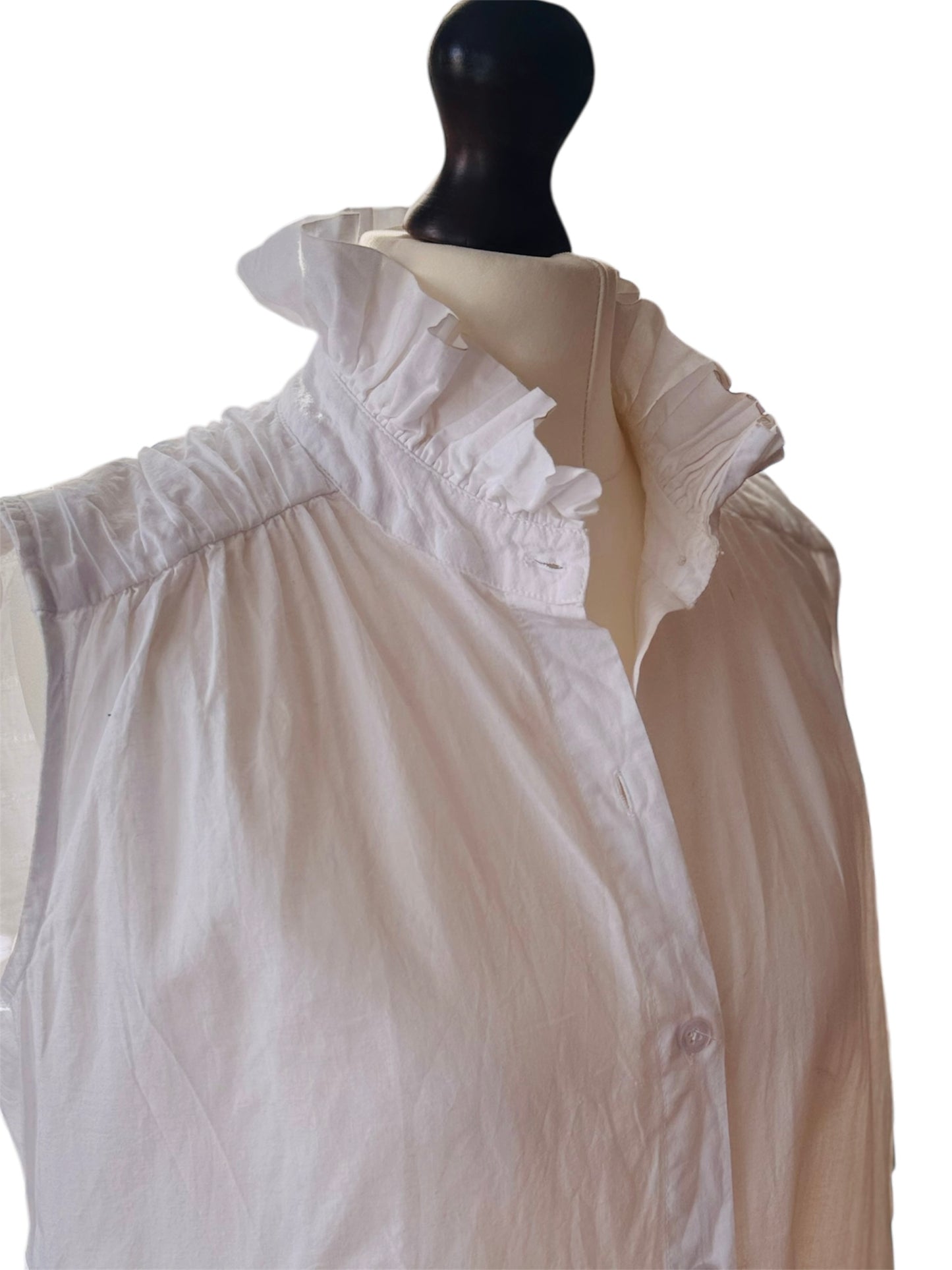 Ruffle Collar Shirt