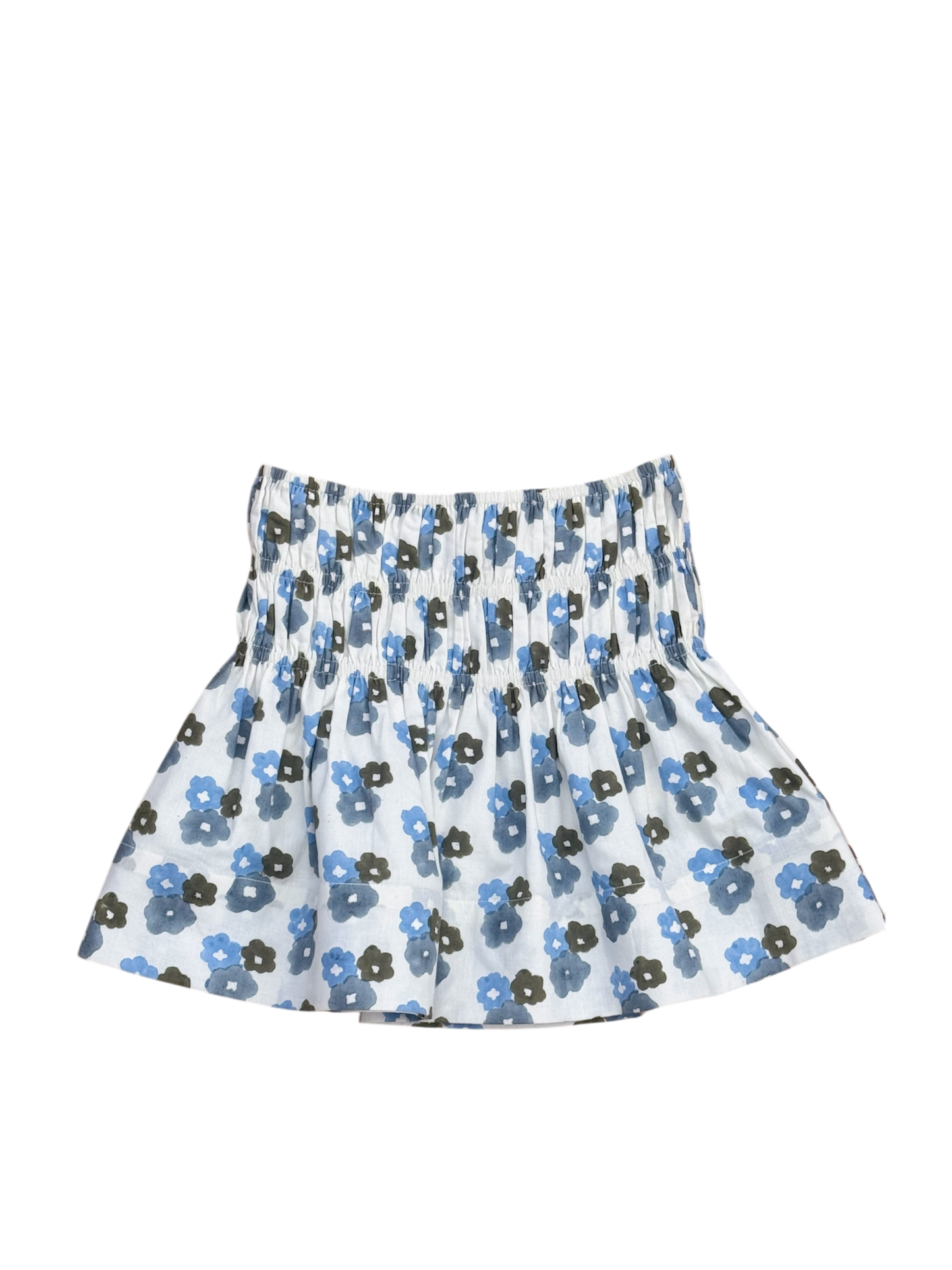 The Teen April Skirt - Blue/ Olive