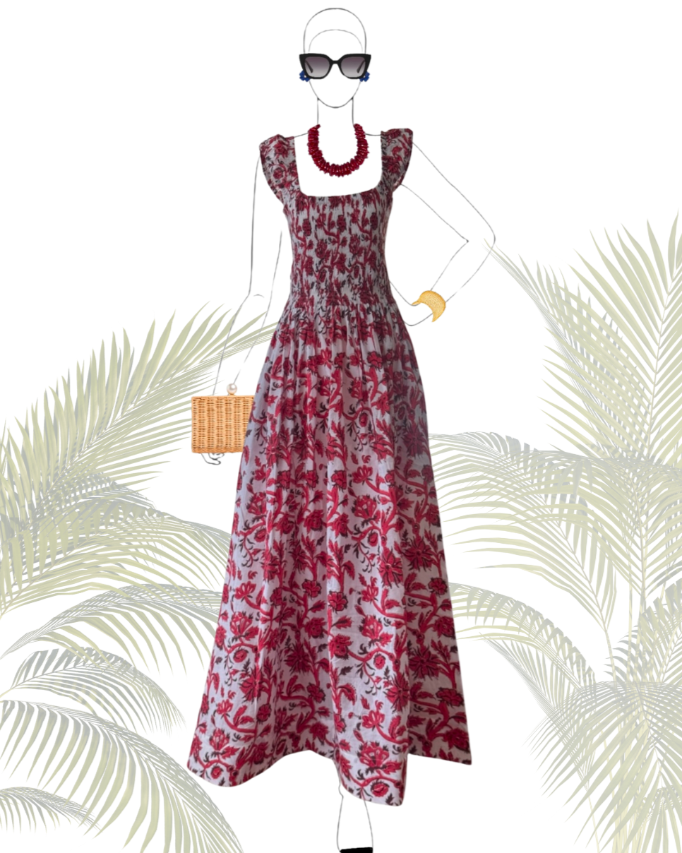 The Tilly Dress - Red