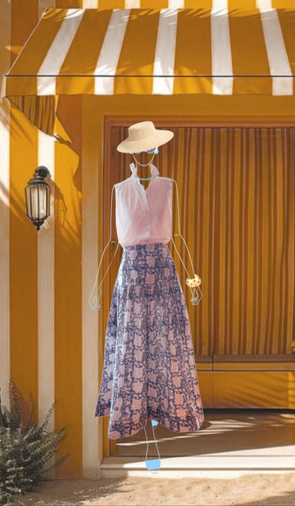 The Tessa Skirt - Blue