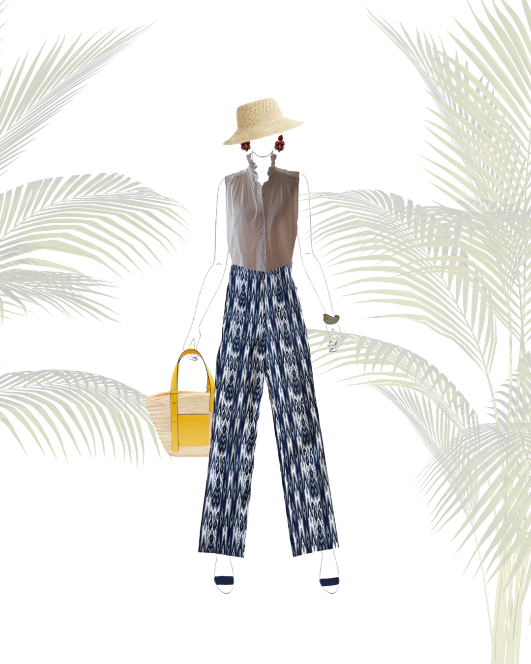 The Picnic Pant - Blue