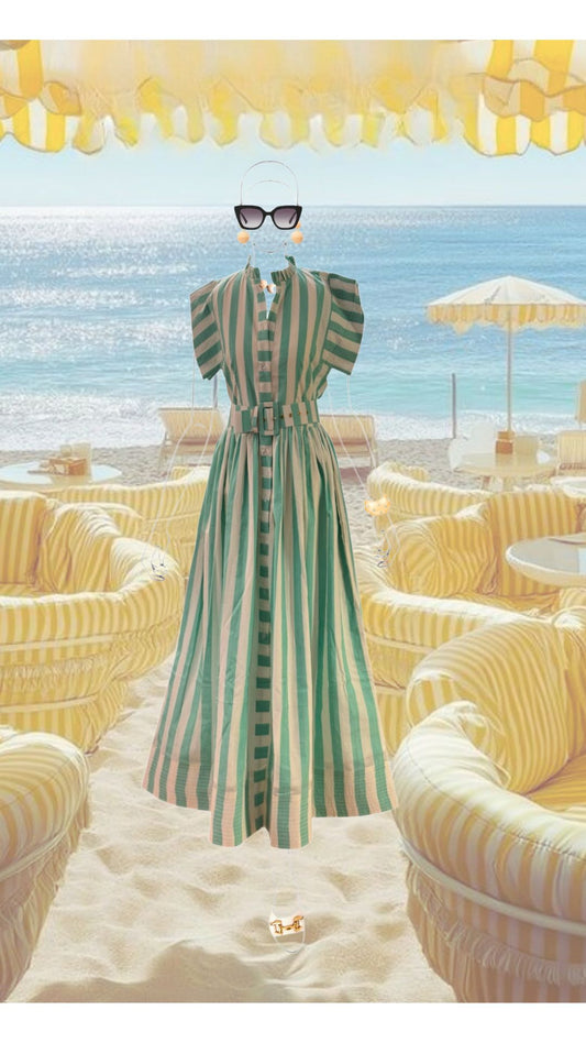 The Isobel Dress -Mint