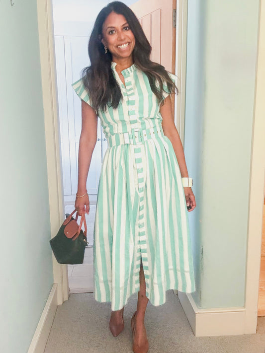 The Isobel Dress -Mint