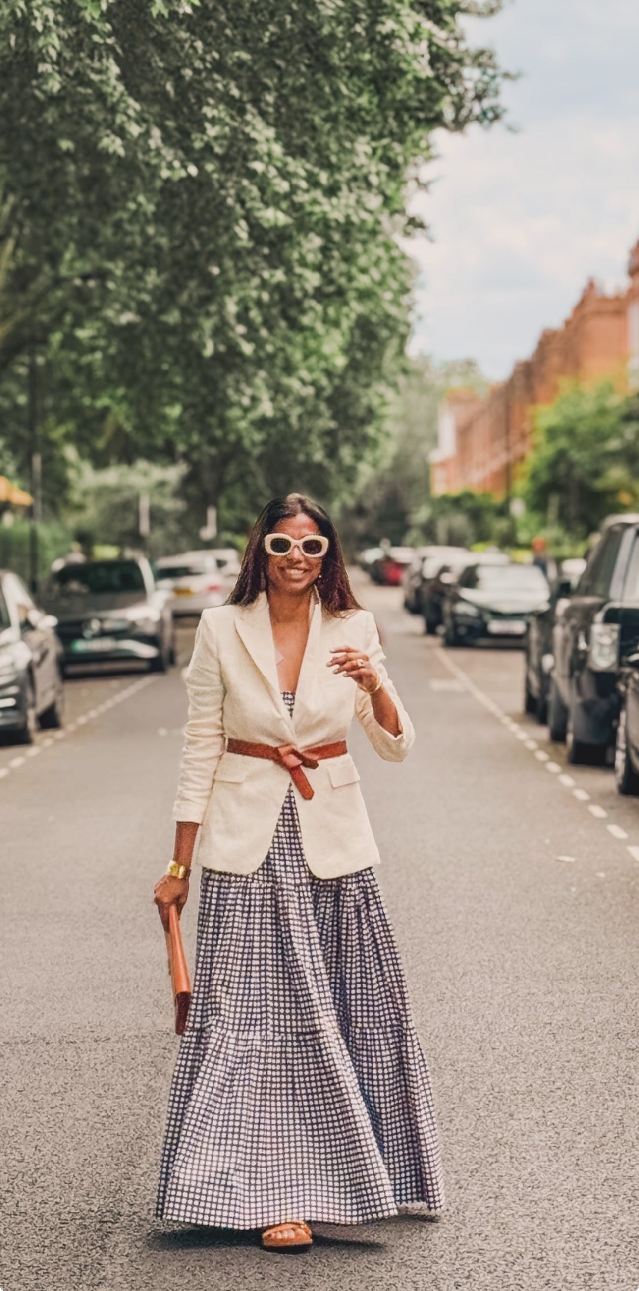 Lilly Dress -Chocolate Checks