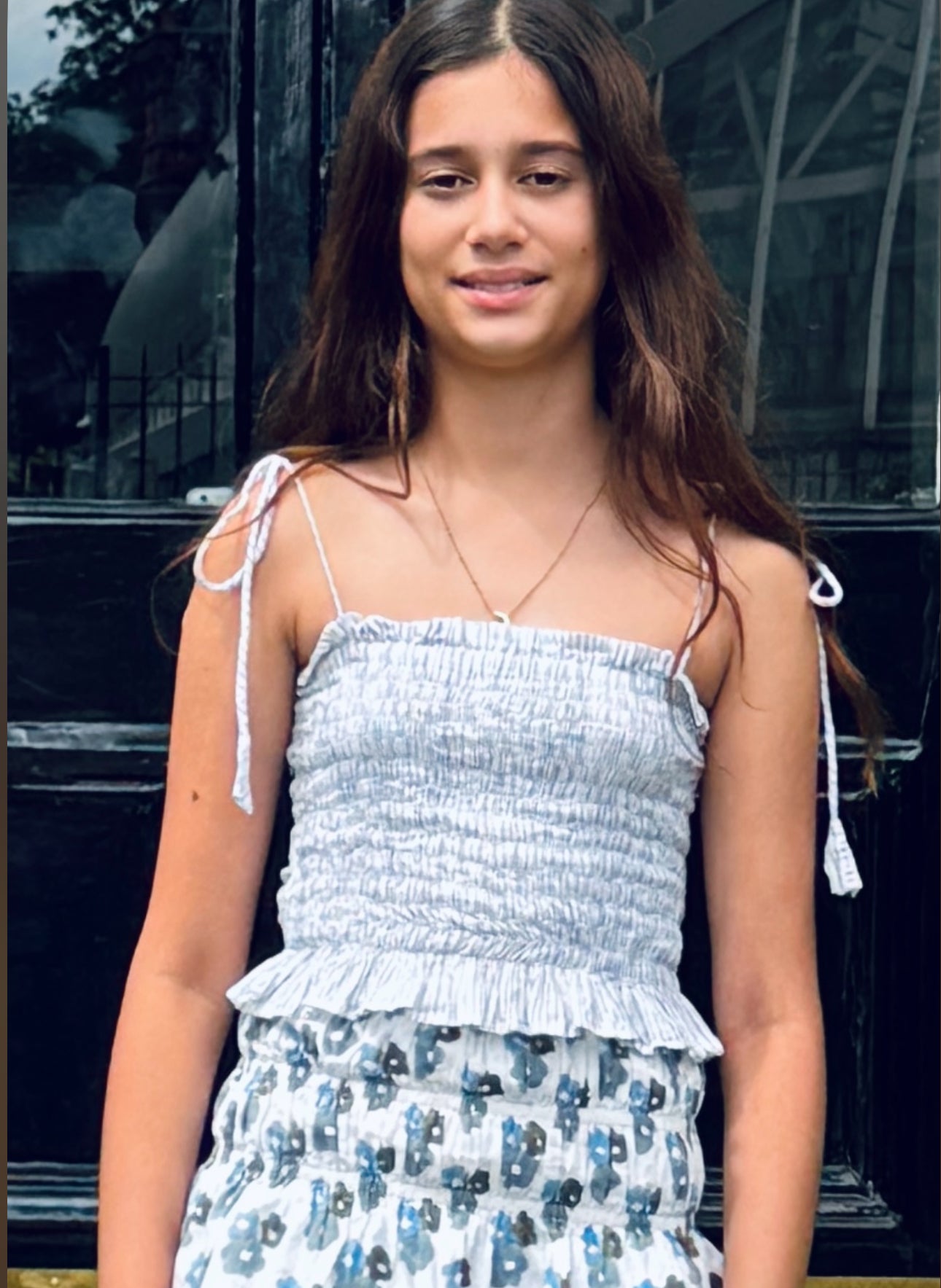 The Teen Poppy Top - Blue