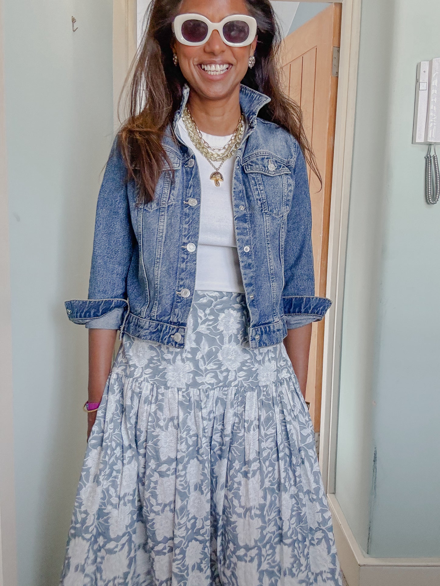 The Tessa Skirt - Blue