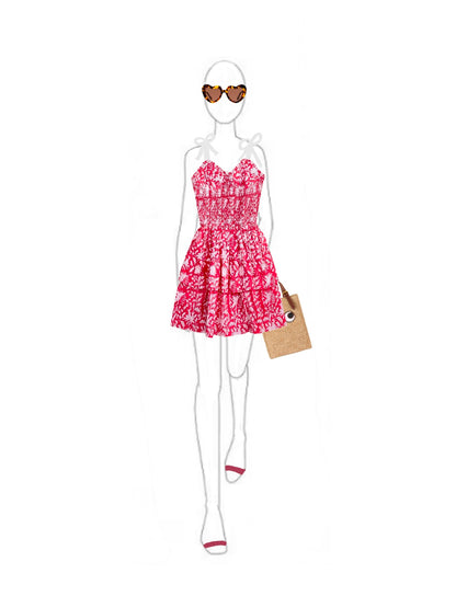 The Teen Winnie Dress - Red