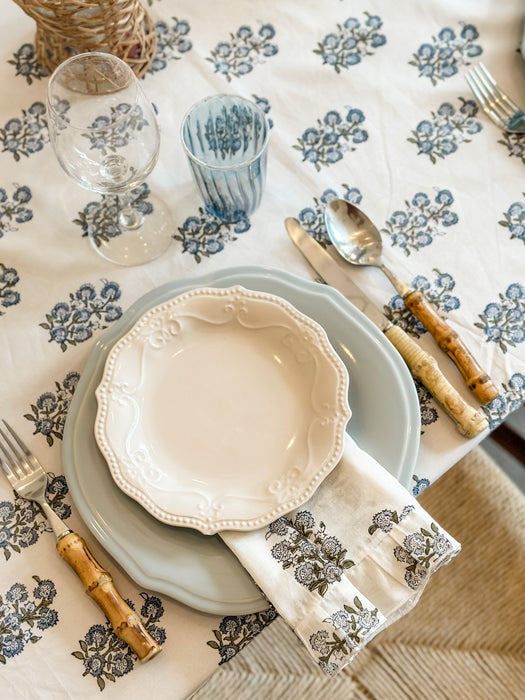 Parisian Blue Tablecloth