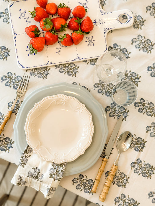 Parisian Blue Tablecloth