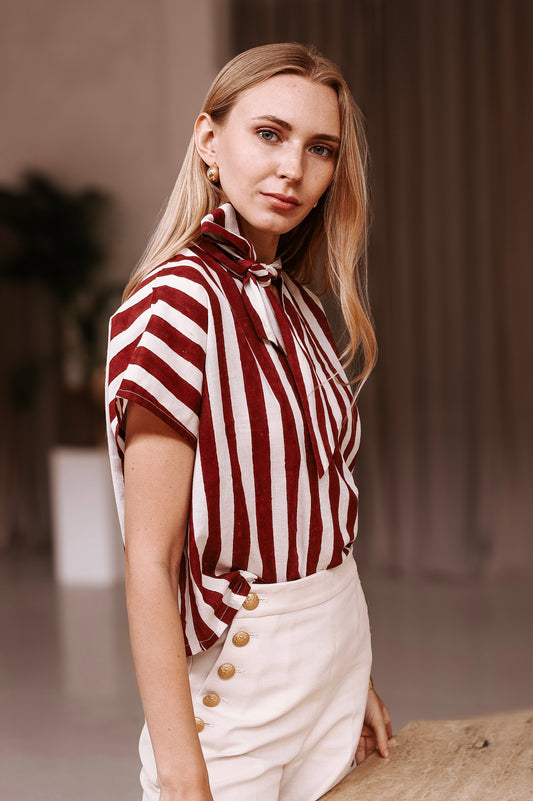 Mia Shirt in Stripes