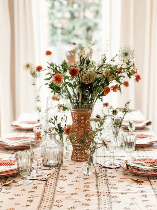 Piccoli Fiori Wheat Tablecloth