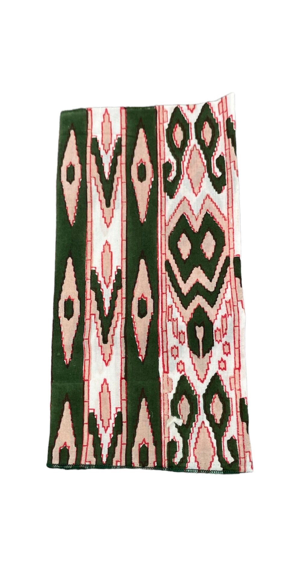 Pink and Green Ikat Dinner Napkin