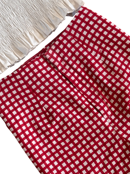 The Picnic Pant - Red