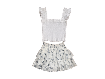 The Teen Summer Skort -Blue