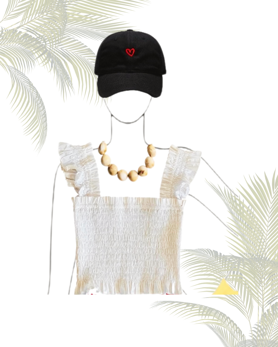 The Teen Lola Top -White