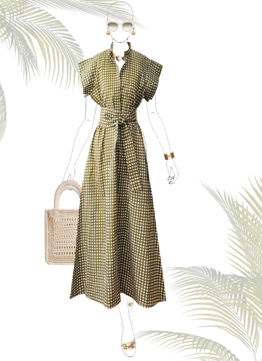 Faye Coffee Dress