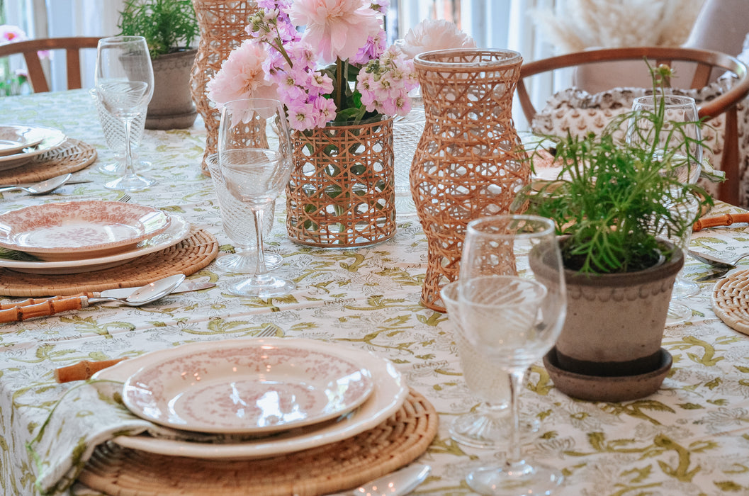 Green Vine Tablecloth