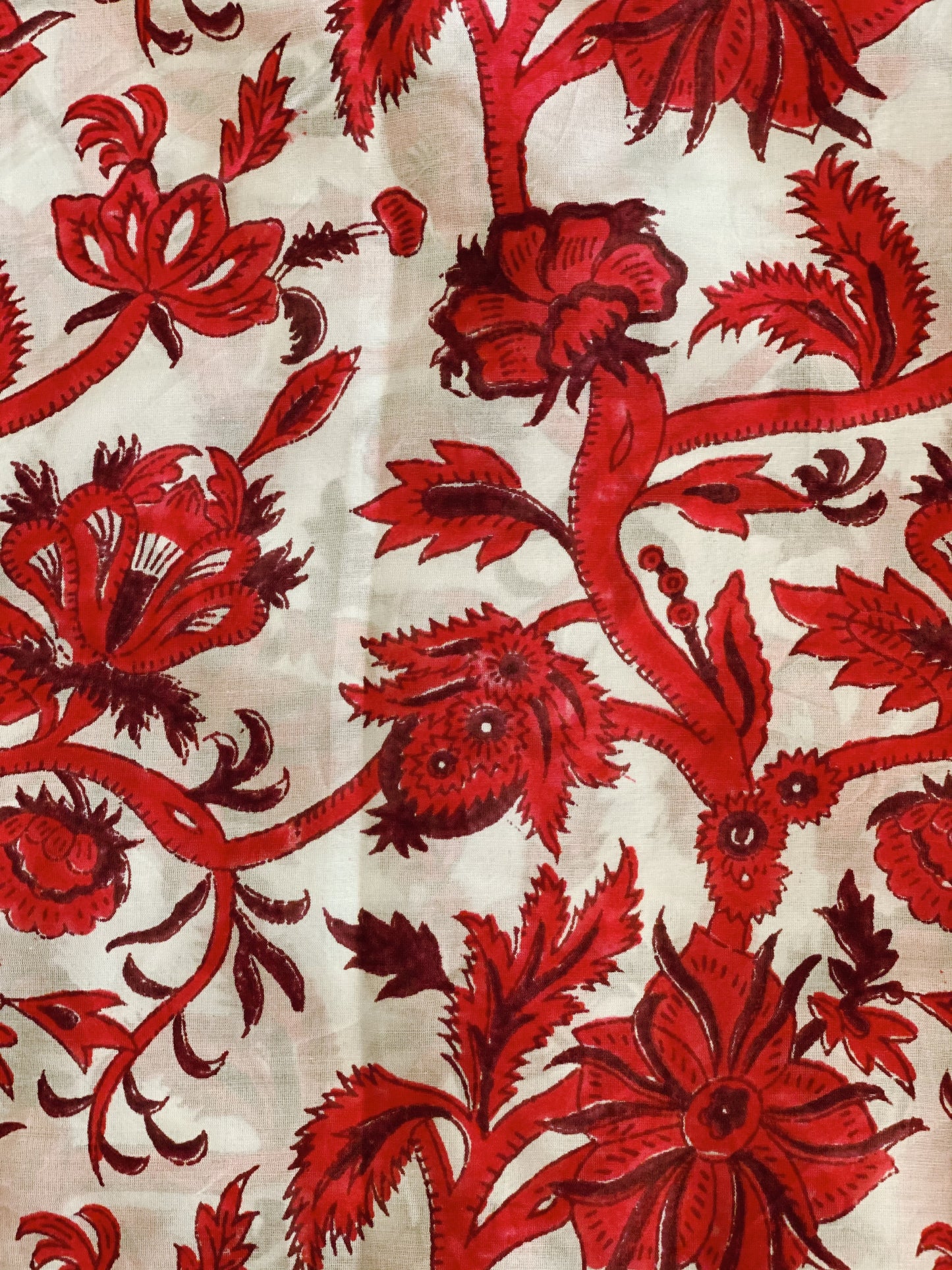 Georgia Dress - Red silk