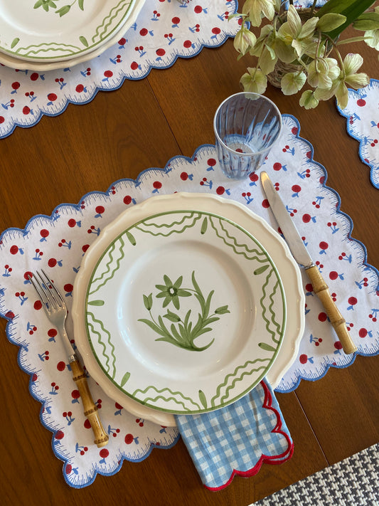 Cherry placemat