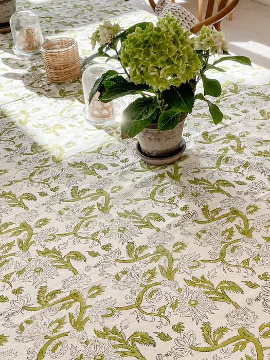 Green Vine Tablecloth
