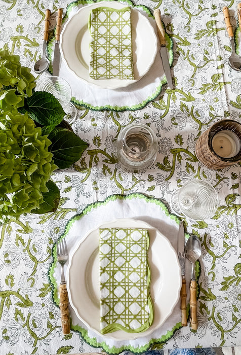 Green Vine Tablecloth