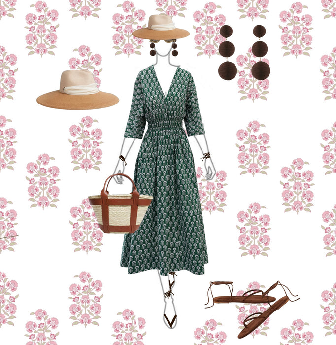 Brigitte Dress Green